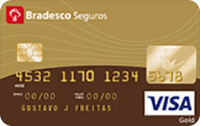 Cartão Bradesco Seguros Visa Gold