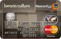 Livraria Cultura Itaucard 2.0 Mastercard Platinum